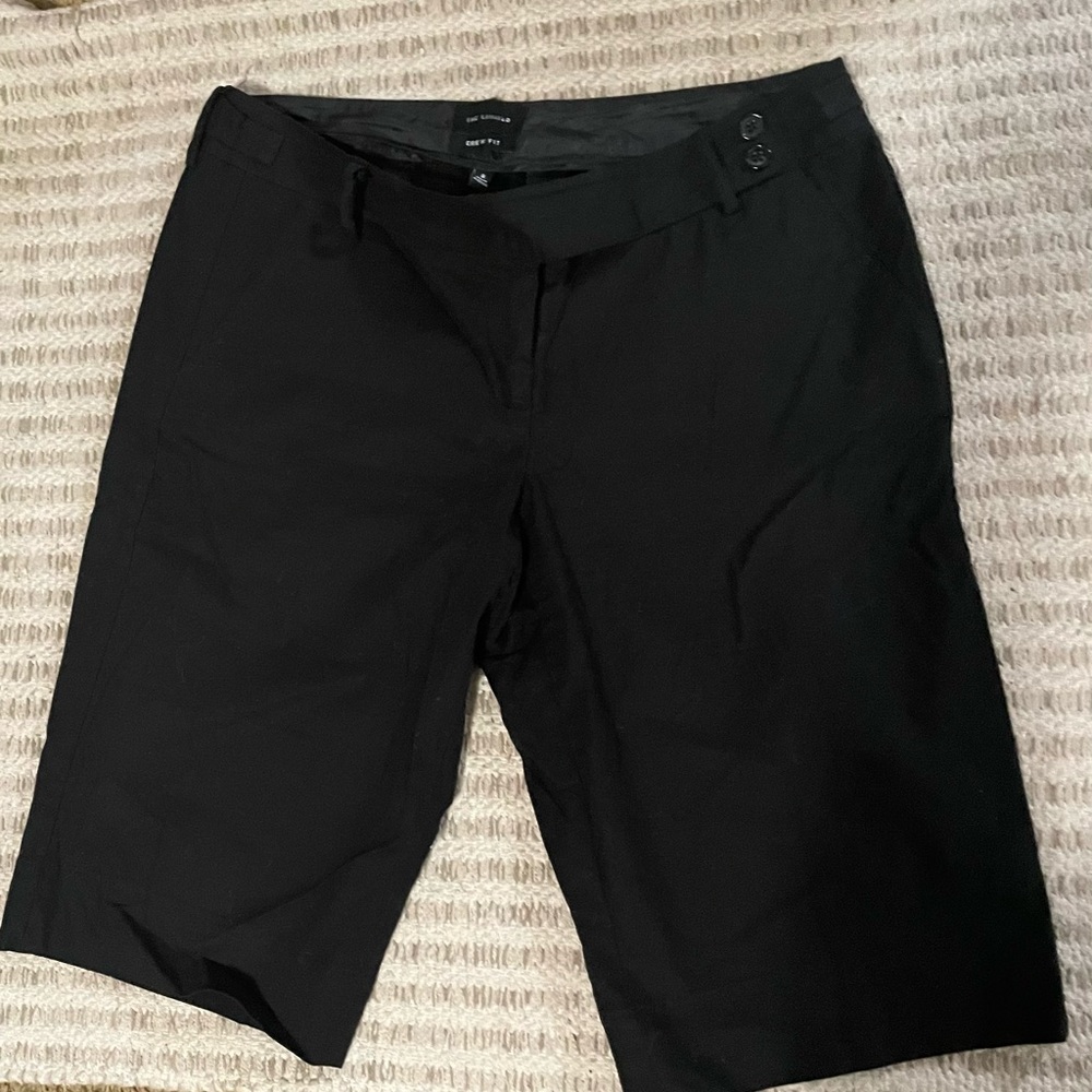 The Limited Drew Fit Bermuda Shorts Black Women's size 8